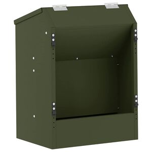 vidaXL Krm&iacute;tko pro kr&aacute;l&iacute;ky Olivově zelen&aacute; 33,5 x 25,5 x 45,5 cm 3 kg