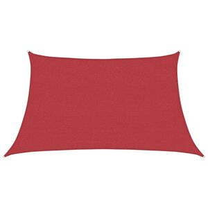 vidaXL St&iacute;n&iacute;c&iacute; plachta 160 g/m&sup2; červen&aacute; 3/4 x 2 m HDPE