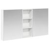 vidaXL Sada koupelnov&yacute;ch skř&iacute;něk s polic&iacute; 3 pcs 130 x 14,5 x 70 cm