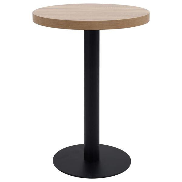 vidaXL Bistro stolek světle hněd&yacute; 60 cm MDF