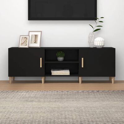 vidaXL TV skříňka černá 150 x 30 x 50 cm kompozitní dřevo
