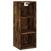 vidaXL Skř&iacute;ň highboard kouřov&yacute; dub 34,5 x 34 x 180 cm kompozitn&iacute; dřevo