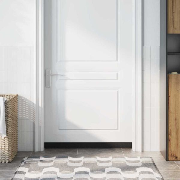 vidaXL Samolepic&iacute; &scaron;těrbiny na dveře 2 pcs B&iacute;l&aacute; 100 cm