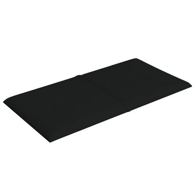 vidaXL Nástěnné panely 12 ks černé 30 x 15 cm textil 0,54 m²