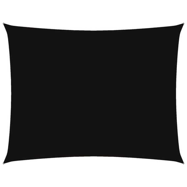 vidaXL St&iacute;n&iacute;c&iacute; plachta oxfordsk&aacute; l&aacute;tka obd&eacute;ln&iacute;kov&aacute; 5 x 6 m čern&aacute;