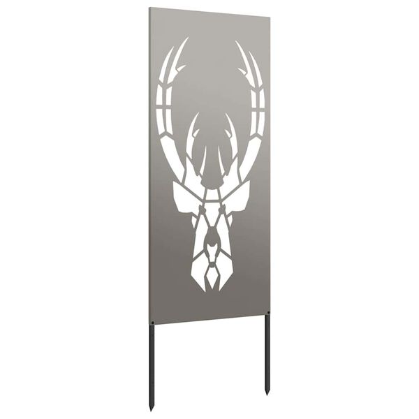 vidaXL Soukrom&iacute; na zahradě Rezav&aacute; 50 x 140 cm Povětrnostně odoln&aacute; ocel