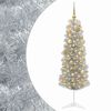 vidaXL &Scaron;t&iacute;hl&yacute; uměl&yacute; v&aacute;nočn&iacute; stromek s v&aacute;nočn&iacute;mi koulemi 150 cm 150 LED