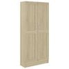 vidaXL Knihovna dub sonoma 82,5 x 30,5 x 185,5 cm kompozitn&iacute; dřevo