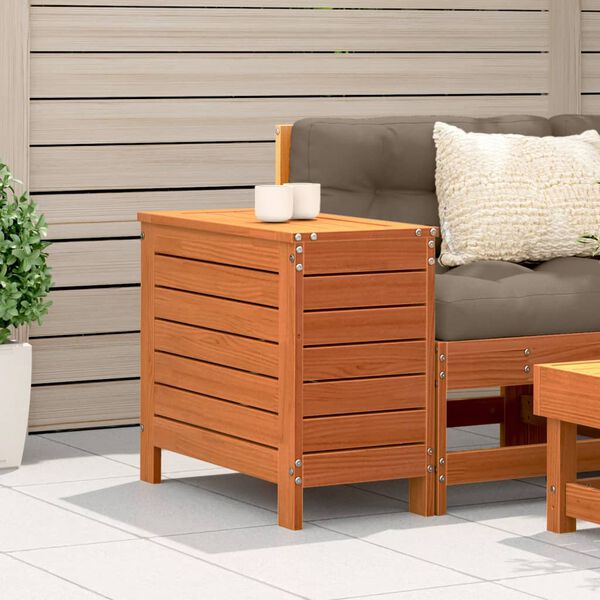 vidaXL Zahradn&iacute; podnožka voskově hněd&aacute; 62x31,5x52 cm masivn&iacute; borovice