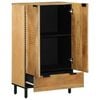 vidaXL Skř&iacute;ň highboard hněd&yacute; 60x33x100 cm masivn&iacute; mangovn&iacute;kov&eacute; dřevo