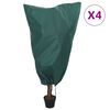vidaXL Ochrann&eacute; n&aacute;vleky se stahovac&iacute; &scaron;ňůrkou 4 ks 70 g/m&sup2; 0,8 x 0,8 m