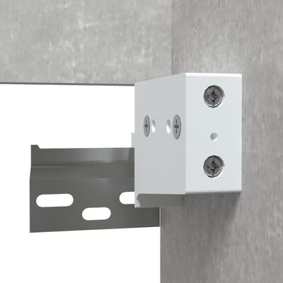 vidaXL Koupelnová skříňka se zrcadlem betonově šedá 41 x 38,5 x 48 cm