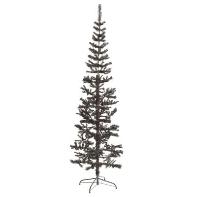 vidaXL Úzký vánoční stromek černý 240 cm
