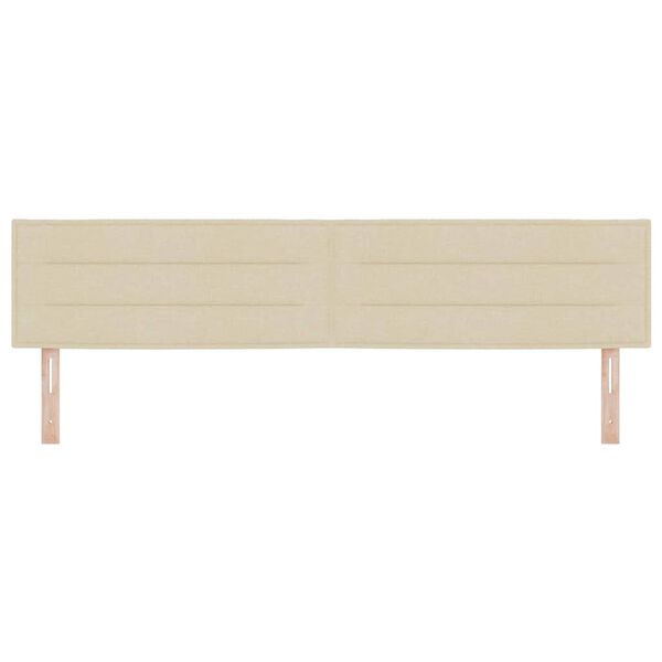 vidaXL Čelo postele s čelo Kr&eacute;mov&aacute; 200 cm Uměl&aacute; kůže