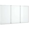 vidaXL Magnetick&aacute; tabule rozkl&aacute;dac&iacute; 180 x 80 x 1,7 cm hlin&iacute;k