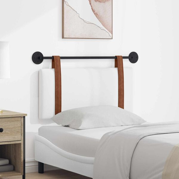 vidaXL Z&aacute;věsn&aacute; čeln&iacute; deska N&aacute;stěnn&yacute; B&iacute;l&yacute; 90 x 55 x 5 cm Antick&yacute; PU