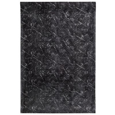 vidaXL Tapety na nábytek samolepicí mramorově černé 90 x 500 cm PVC