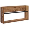 vidaXL Reg&aacute;l na časopisy Star&eacute; dřevo 60 x 12 x 30 cm kompozitn&iacute; dřevo