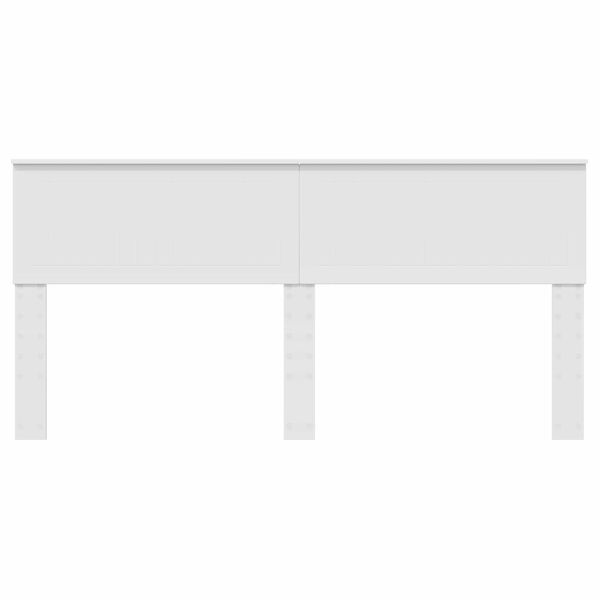 vidaXL Čelo postele B&iacute;l&aacute; 180 cm Kompozitn&iacute; dřevo