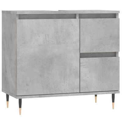 vidaXL Koupelnová skříňka betonově šedá 65x33x60 cm kompozitní dřevo