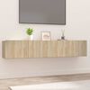 vidaXL TV skř&iacute;ňky 2 ks dub sonoma 80x30x30 cm kompozitn&iacute; dřevo