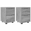 vidaXL Nočn&iacute; stolky se z&aacute;suvkou 2 pcs &Scaron;ed&aacute; Sonoma 30,5 x 30 x 43 cm