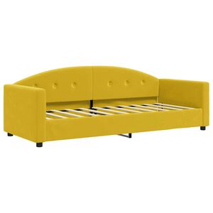 vidaXL V&aacute;lenda žlut&aacute; 80 x 200 cm samet