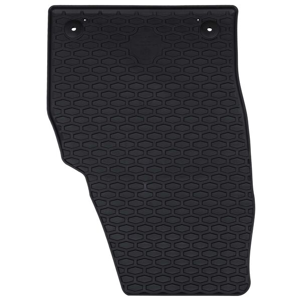 vidaXL Autokoberec 4 pcs Čern&aacute; VW POLO , TAIGO Guma