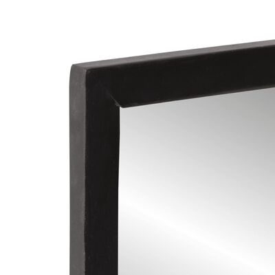 vidaXL Zrcadlo s policí 80x8x55 cm sklo a masivní mangovníkové dřevo