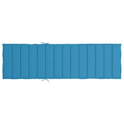 vidaXL Poduška na lehátko modrá 200 x 50 x 3 cm oxfordská látka