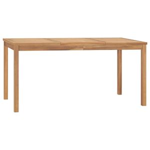 vidaXL Zahradn&iacute; j&iacute;deln&iacute; stůl 160 x 80 x 77 cm masivn&iacute; teakov&eacute; dřevo