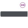 vidaXL Travn&iacute; lemy 30ks antracitov&aacute; 20x103cm ocel v&aacute;lcovan&aacute; za studena