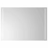 vidaXL LED koupelnov&eacute; zrcadlo Transparentn&iacute; 70 x 50 cm tvrzen&eacute; sklo