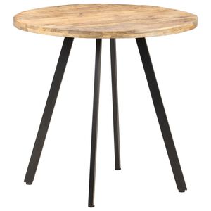 vidaXL J&iacute;deln&iacute; stůl 80 cm hrub&eacute; mangovn&iacute;kov&eacute; dřevo