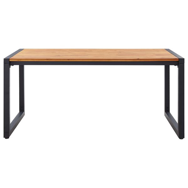 vidaXL 5d&iacute;ln&yacute; zahradn&iacute; j&iacute;deln&iacute; set hněd&yacute;