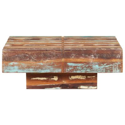 vidaXL Konferenční stolek 80 x 80 x 28 cm masivní recyklované dřevo