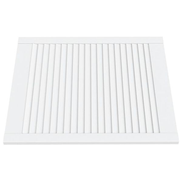vidaXL N&aacute;bytkov&aacute; dv&iacute;řka lamelov&yacute; design 2 ks b&iacute;l&aacute; 69x59,4 cm borovice