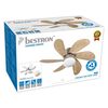 Bestron Stropn&iacute; ventil&aacute;tor 76 cm/30" 60 W, javor/b&iacute;l&aacute; DC30T