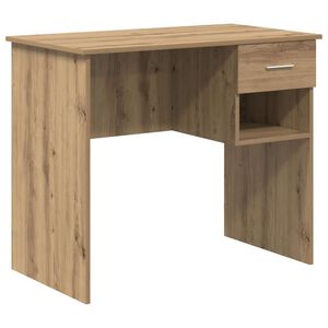 vidaXL Stůl Artisanov&yacute; dub 90 x 49 x 75 cm Kompozitn&iacute; dřevo