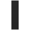 vidaXL &Scaron;atn&iacute; skř&iacute;ň Čern&yacute; dub 30 x 50 x 200 cm kompozitn&iacute; dřevo