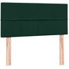 vidaXL Box spring postel s matrac&iacute; tmavě zelen&aacute; 100x210 cm samet