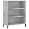 vidaXL Skř&iacute;ň highboard betonově &scaron;ed&aacute; 69,5x34x180 cm kompozitn&iacute; dřevo