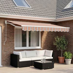 vidaXL N&aacute;hradn&iacute; plachta na mark&yacute;zu v&iacute;cebarevn&aacute; 350 x 250 cm polyesterov&aacute;