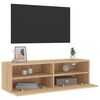 vidaXL N&aacute;stěnn&aacute; TV skř&iacute;ňka dub sonoma 100x30x30 cm kompozitn&iacute; dřevo