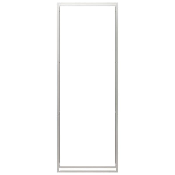 vidaXL Stojan na palivov&eacute; dřevo 110x28x312 cm nerezov&aacute; ocel