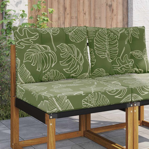 vidaXL Venkovn&iacute; pol&scaron;t&aacute;ř na pohovku 2 pcs Listov&yacute; design Polyester