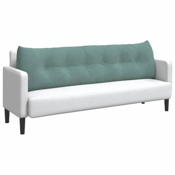 vidaXL Pol&scaron;t&aacute;ř na z&aacute;da Mořsk&aacute; zelen&aacute; 180 x 24 x 50 cm samet