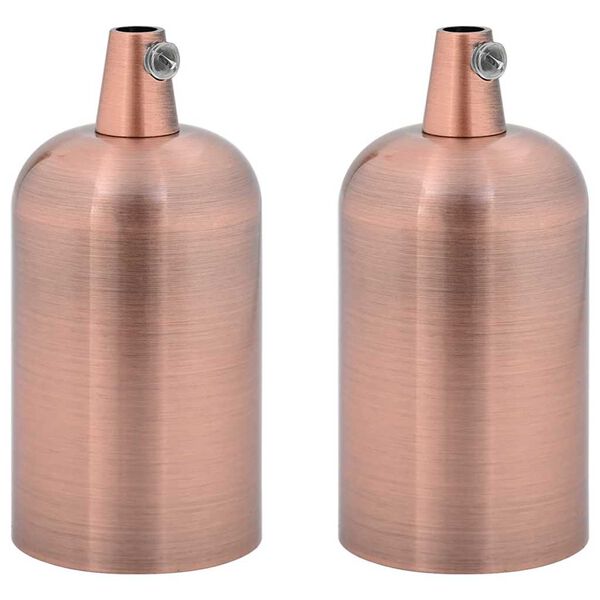 vidaXL Sv&iacute;tidla 2 ks červen&yacute; bronz E27