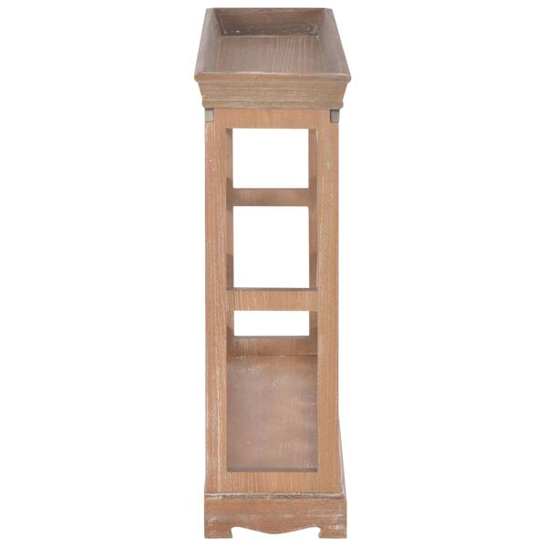 vidaXL Stojan na víno hnědý 70 x 22,5 x 70,5 cm MDF