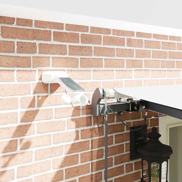 vidaXL Pl&aacute;tno pro mark&yacute;zu s B&iacute;l&aacute; 600 &times; 350 cm Polyester